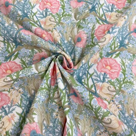 1678 William Morris Moss Rose Pink - Image 3