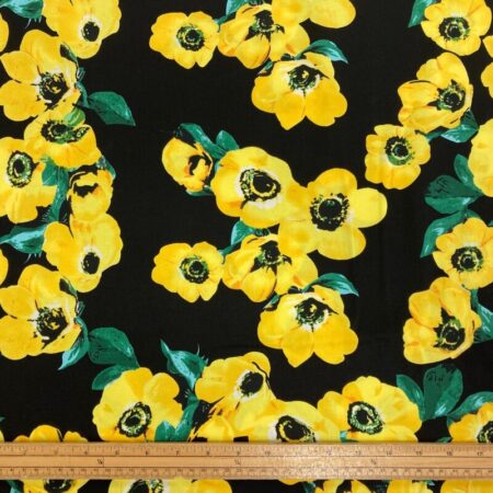 Hendon on Anemone Yellow on Black - Image 3