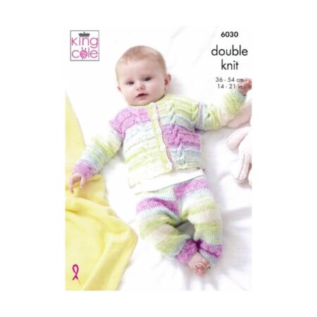 King Cole Hoody, Cardigan and Leggings Pattern 6030