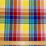 Rainbow Madras Check Cotton