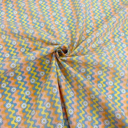 Ric-Rac Daisies Polycotton - Image 5