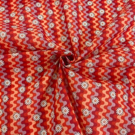 Ric-Rac Daisies Polycotton - Image 2