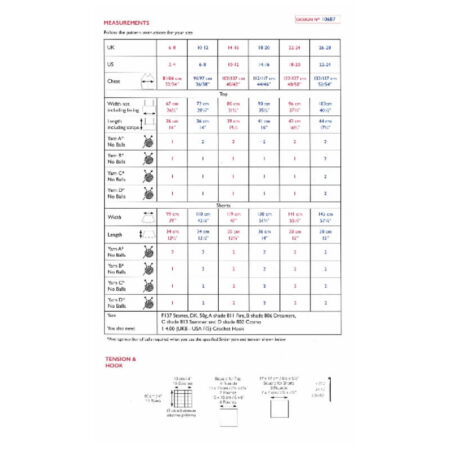Sirdar Crochet Top & Shorts Pattern 10687 - Image 2