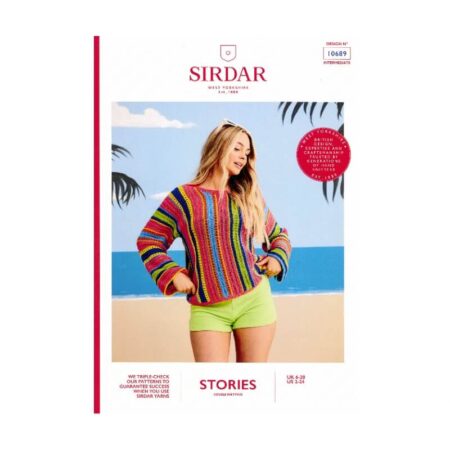 Sirdar Crochet Sweater Pattern 10689