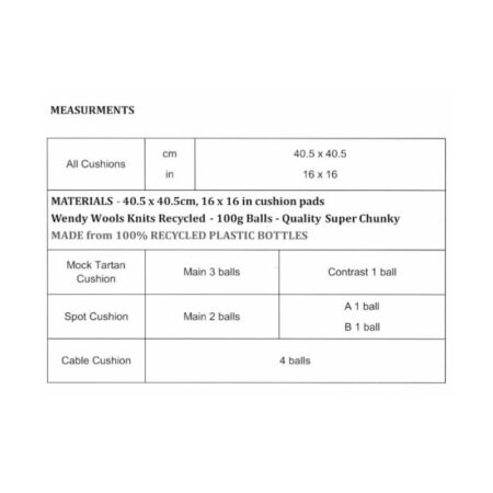 Cushions Pattern 7009 - Image 3