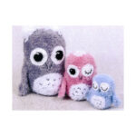 Crochet Owls with Nest Pattern P1306