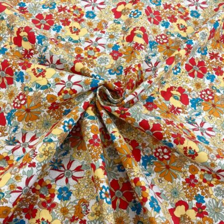 Flower Power Fine Cotton Poplin - Image 3