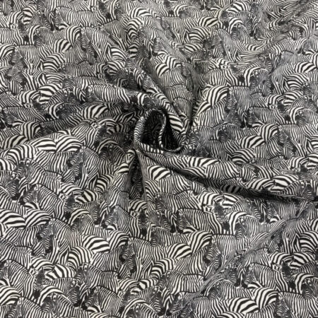 Crowded Zebras Cotton - Image 2
