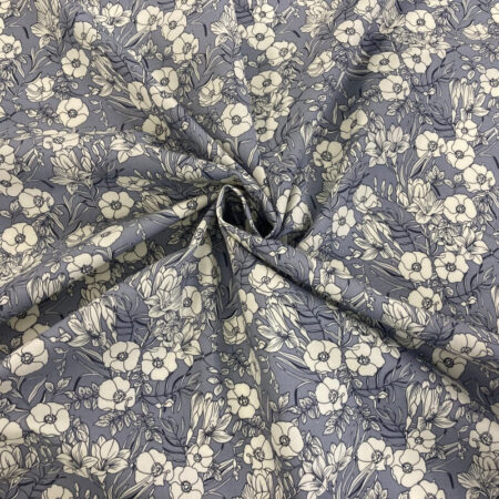 Bouquet Sketch Cotton Poplin - Image 2
