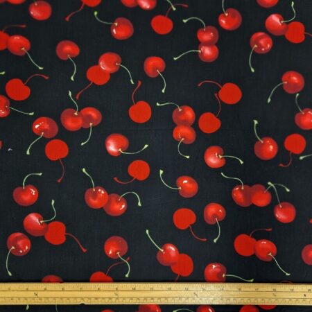 Big Cherry Cotton Poplin - Image 2