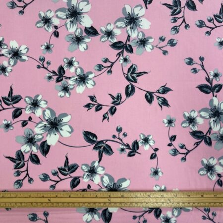 Wild Rose Shadow Cotton Poplin - Image 6