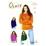 Stylecraft Sweaters Pattern 10017