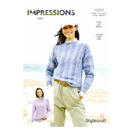 Stylecraft Sweaters Pattern 10009