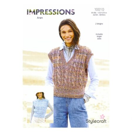 Stylecraft Tank Tops Pattern 10010
