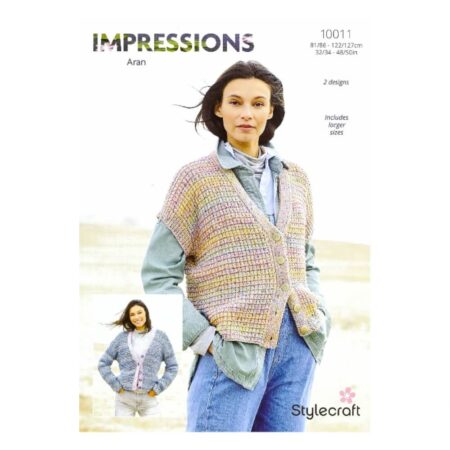Stylecraft Cardigan and Waistcoat Pattern 10011