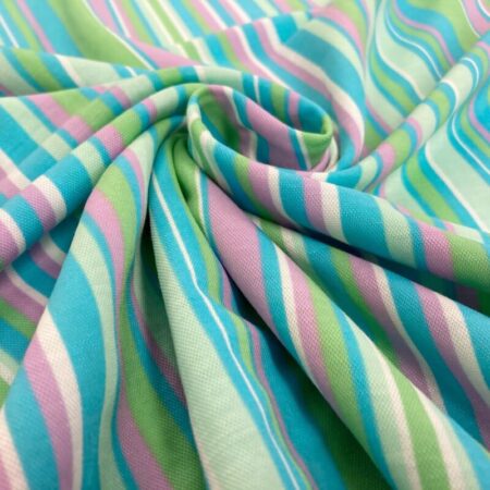 Eco Viscose Stripe - Image 4