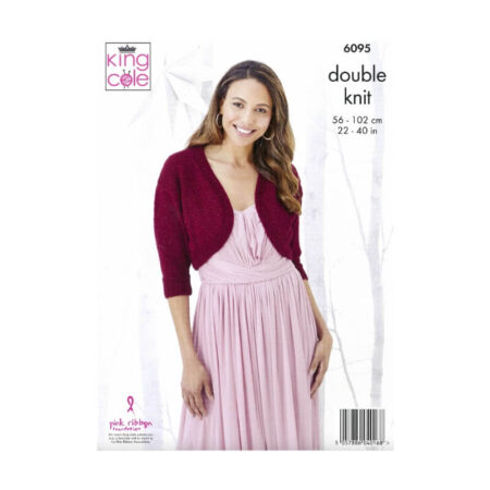 King Cole Women's and Girl's Boleros Pattern 6095 - Image 2