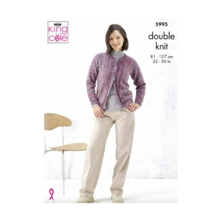 King Cole Cardigans Pattern 5995