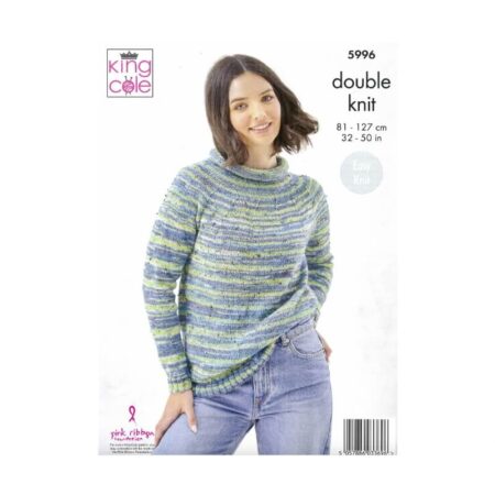 King Cole Sweaters Pattern 5996 - Image 2