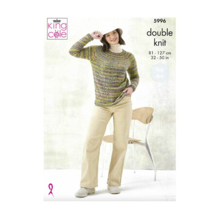 King Cole Sweaters Pattern 5996