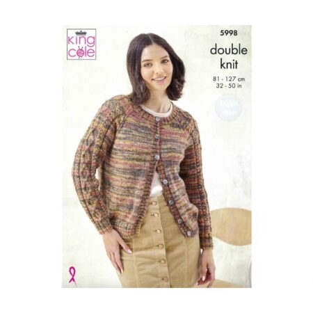King Cole Sweater & Cardigan Pattern 5998