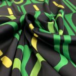 Green Bold Satin
