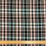 Rainbow Plaid Poly-Viscose