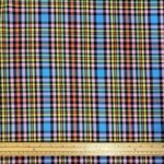 Rainbow Plaid Poly-Viscose