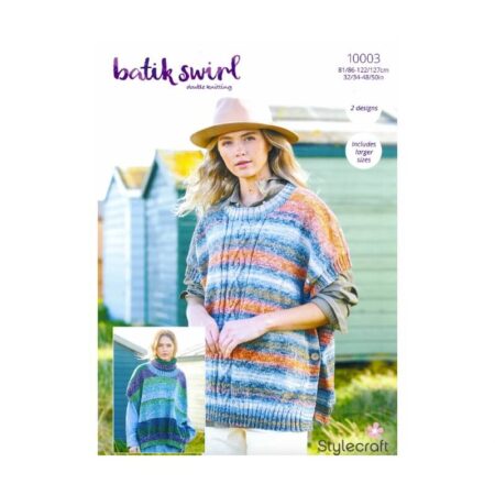 Stylecraft Ponchos Pattern 10003