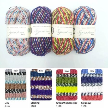 West Yorkshire Spinners Signature Country Birds 4 Ply 100g