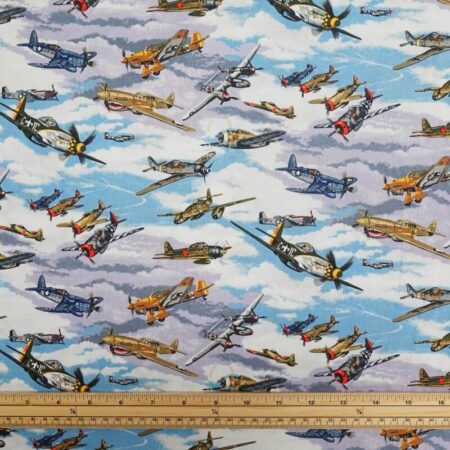 Warbird Planes Cotton - Image 5