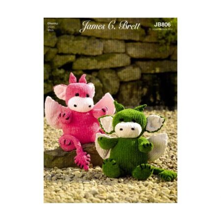 James C Brett Dragons Pattern JB806