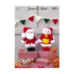 James C Brett Mrs & Mr Claus Pattern JB814
