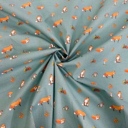 Sage Fox Polycotton - Image 3