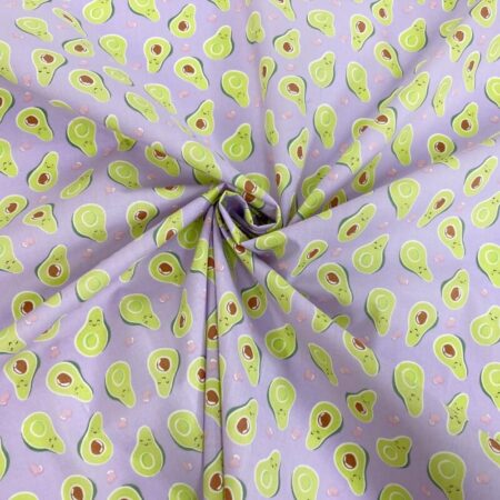Happy Avocado Polycotton - Image 3