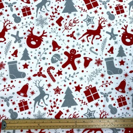 Christmas Tablecloth Polycotton Fabric - Image 15