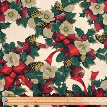 Christmas Tablecloth Polycotton Fabric - Image 14