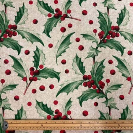 Christmas Tablecloth Polycotton Fabric - Image 11