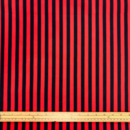 Black Stripe Polycotton - Image 3