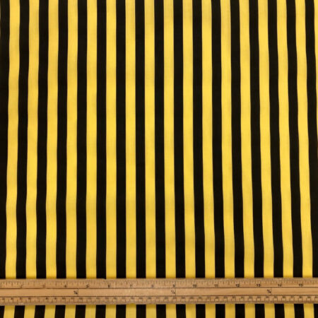 Black Stripe Polycotton - Image 5