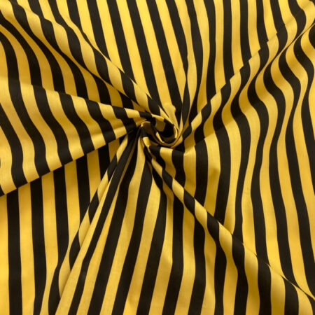 Black Stripe Polycotton - Image 4