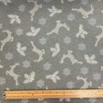 Polyester Lurex Christmas Fabric