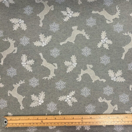 Polyester Lurex Christmas Fabric - Image 4