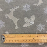 Polyester Lurex Christmas Fabric