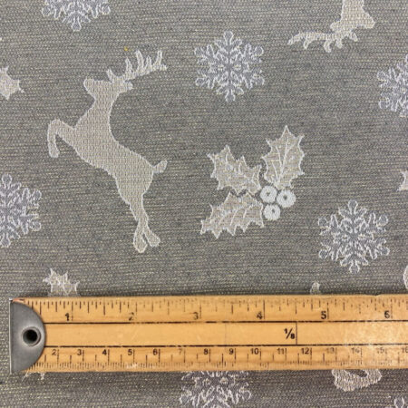 Polyester Lurex Christmas Fabric - Image 3