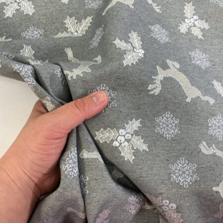 Polyester Lurex Christmas Fabric - Image 5