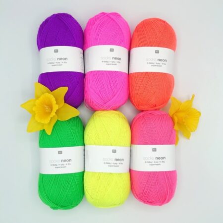 Sock's Neon 4 Ply 100g