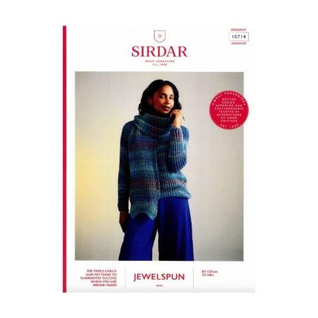 Sirdar Sweater and Scarf Pattern 10714