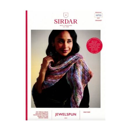 Sirdar Crochet Shawl Pattern 10722