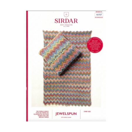 Sirdar Blanket & Cushion Pattern 10707